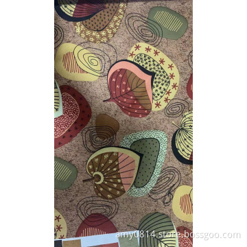 100% Polyester Geometric Paper Print Fabric